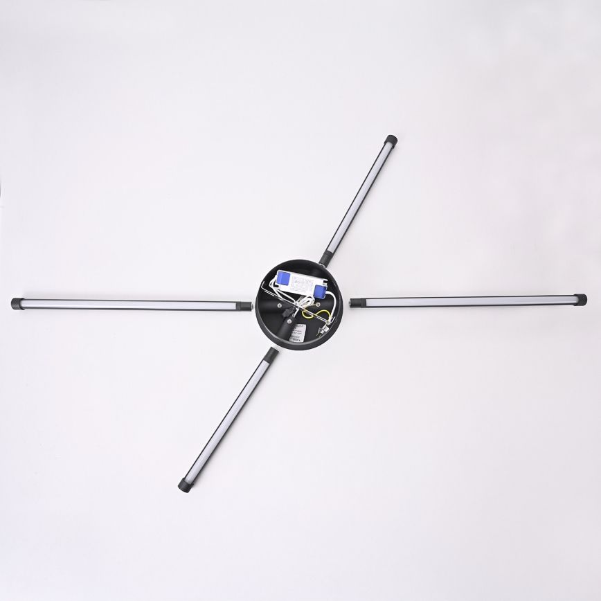 Brilagi - LED Seinavalgusti LUGO QUATTRO LED/16W/230V must