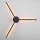 Brilagi - LED Seinavalgusti LUGO TRE LED/14W/230V must