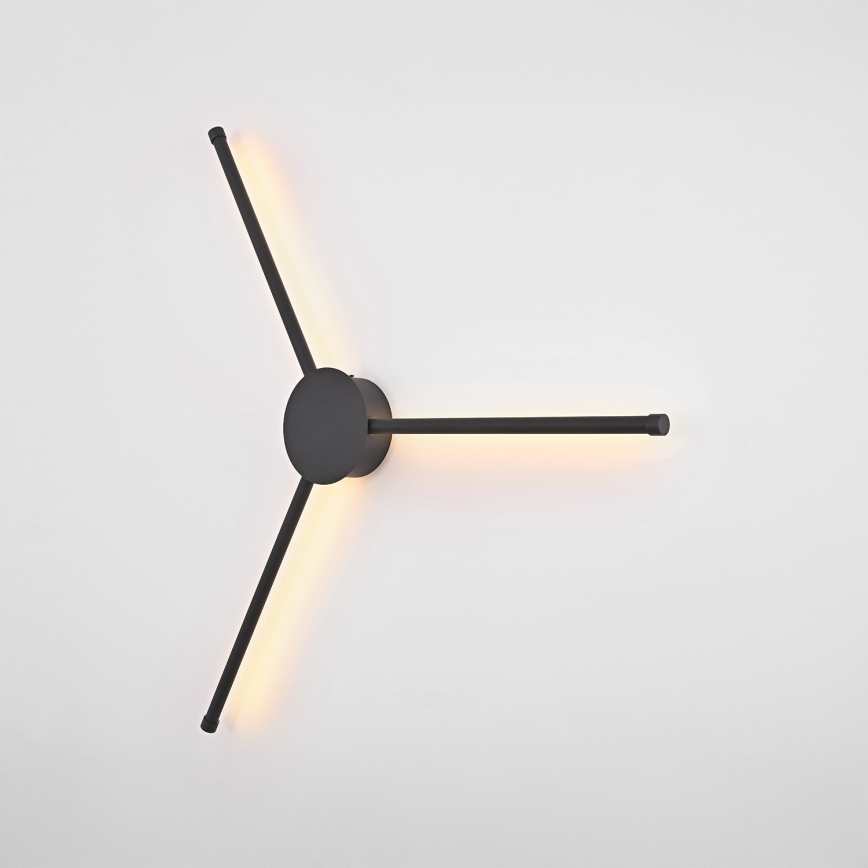 Brilagi - LED Seinavalgusti LUGO TRE LED/14W/230V must
