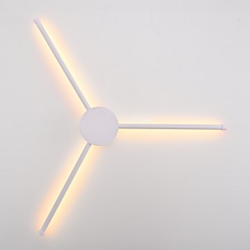 Brilagi - LED Seinavalgusti LUGO TRE LED/14W/230V valge