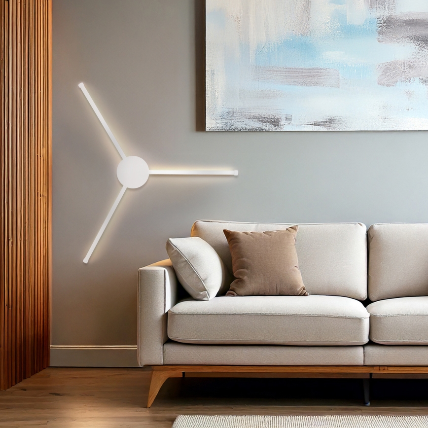 Brilagi - LED Seinavalgusti LUGO TRE LED/14W/230V valge