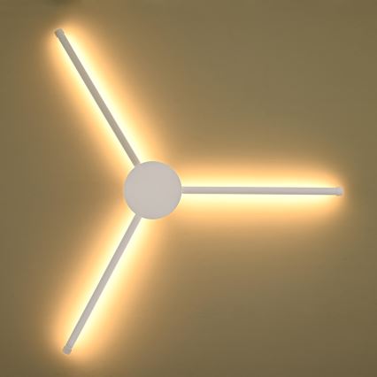 Brilagi - LED Seinavalgusti LUGO TRE LED/14W/230V valge