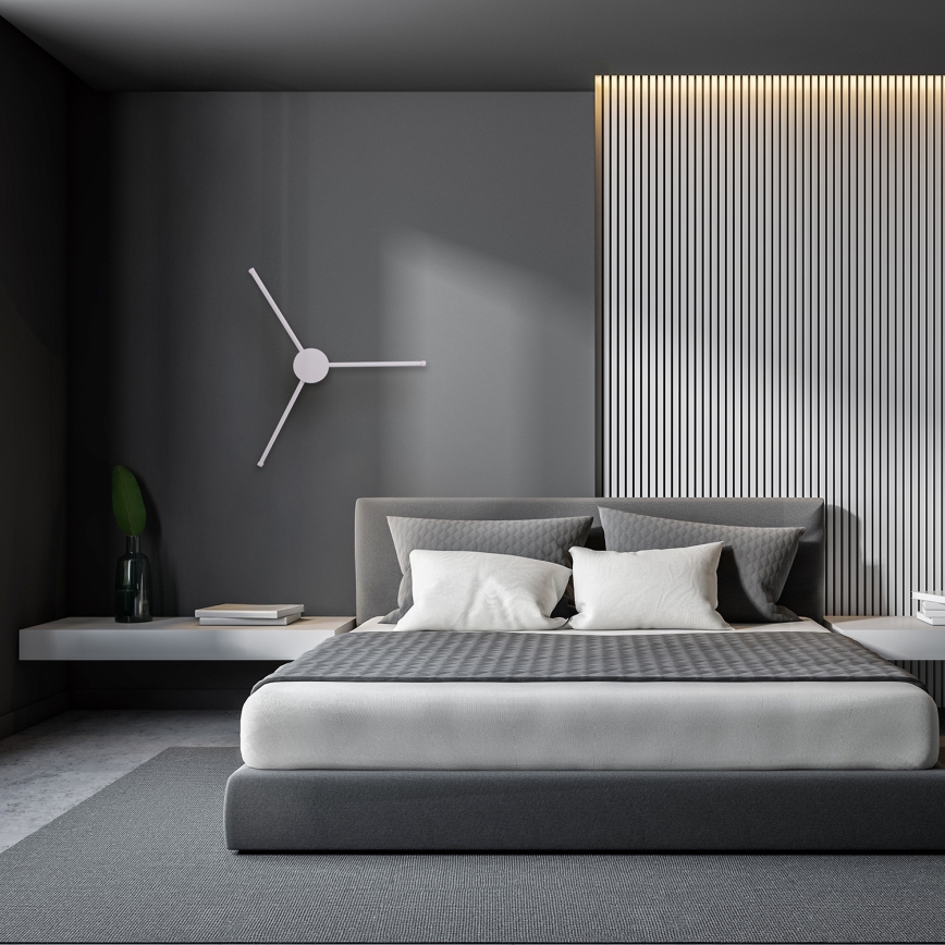 Brilagi - LED Seinavalgusti LUGO TRE LED/14W/230V valge