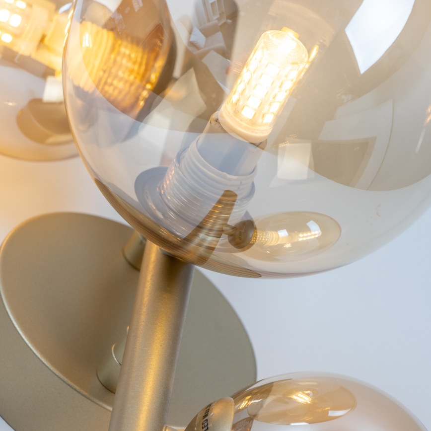 Brilagi - LED Seinavalgusti MILLA 3xG9/3W/230V kuldne