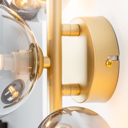 Brilagi - LED Seinavalgusti MILLA 3xG9/3W/230V kuldne/suitsune