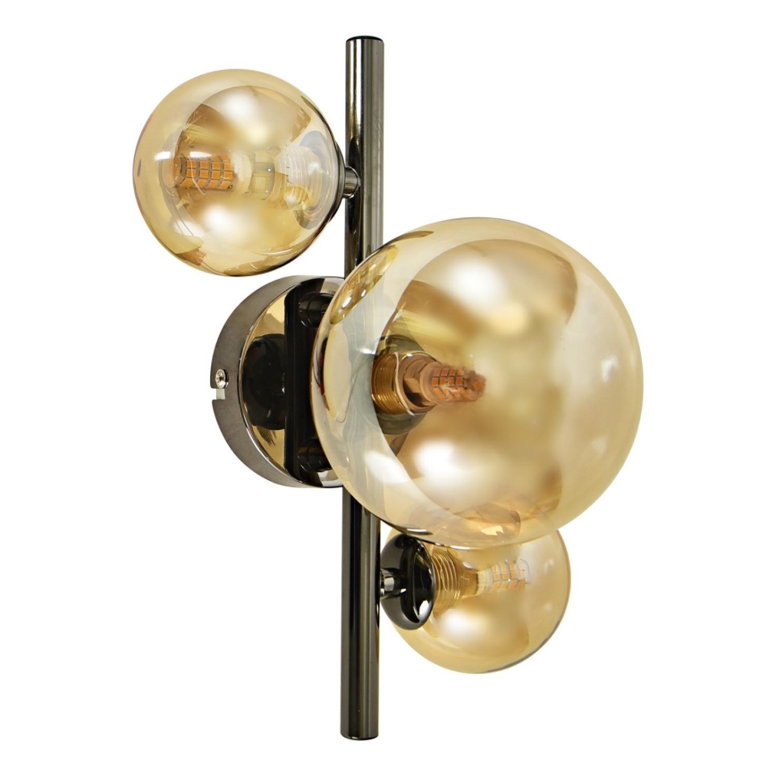 Brilagi - LED Seinavalgusti MILLA 3xG9/3W/230V läikiv kroom/kuldne