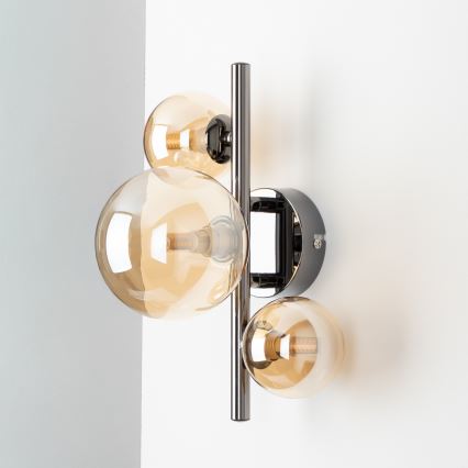 Brilagi - LED Seinavalgusti MILLA 3xG9/3W/230V läikiv kroom/kuldne