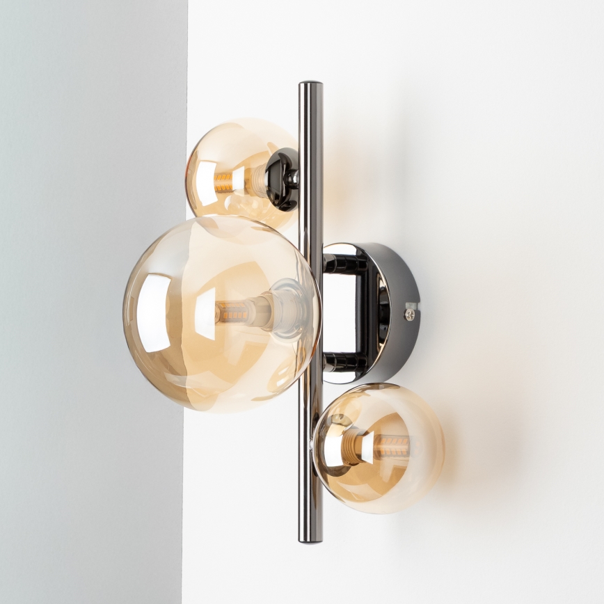 Brilagi - LED Seinavalgusti MILLA 3xG9/3W/230V läikiv kroom/kuldne