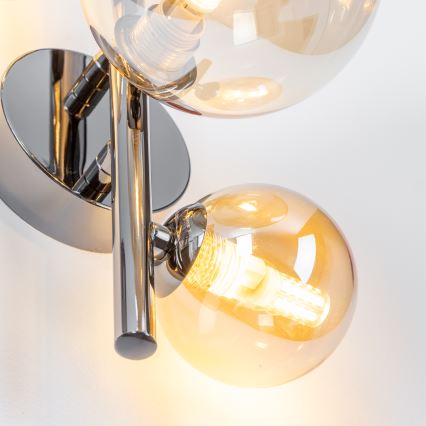 Brilagi - LED Seinavalgusti MILLA 3xG9/3W/230V läikiv kroom/kuldne