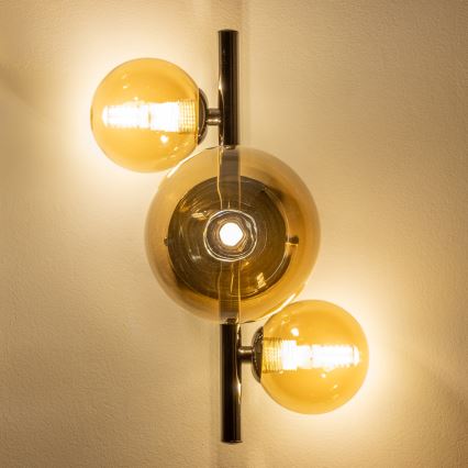 Brilagi - LED Seinavalgusti MILLA 3xG9/3W/230V läikiv kroom/kuldne