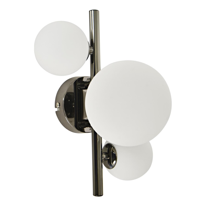 Brilagi - LED Seinavalgusti MILLA 3xG9/3W/230V läikiv kroom/valge