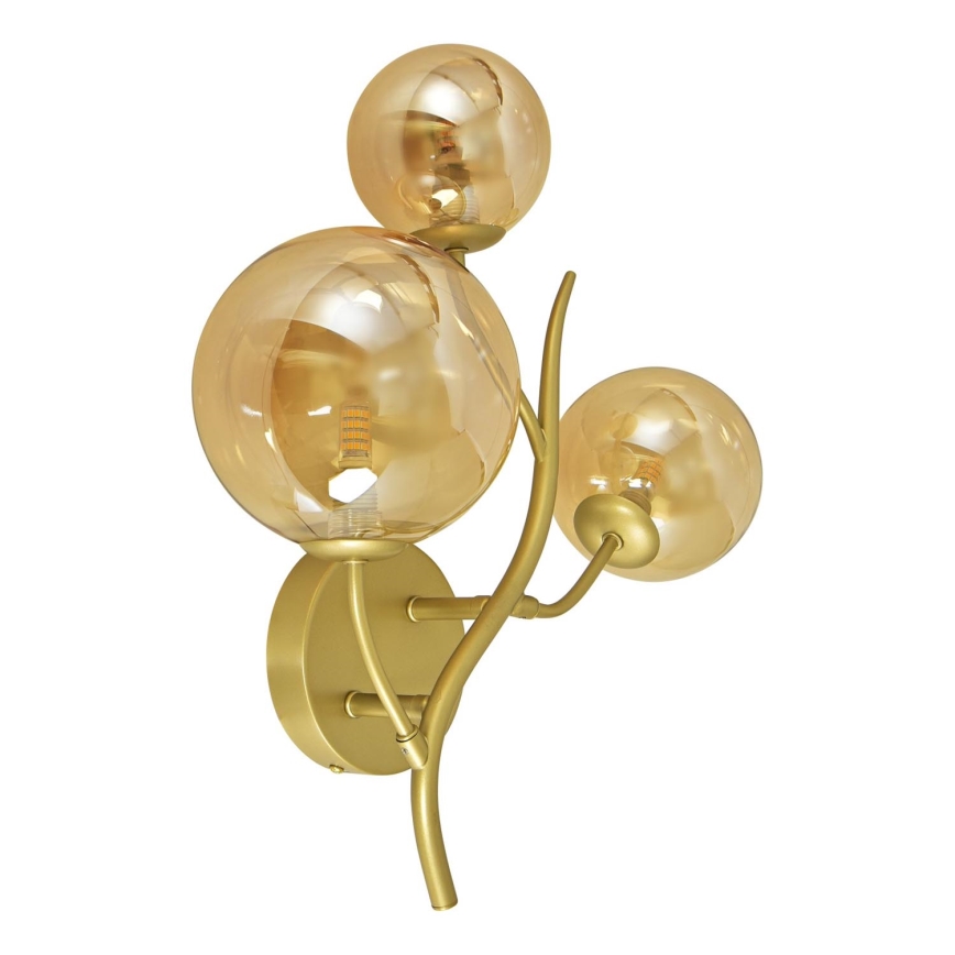 Brilagi - LED Seinavalgusti MISTEL 3xG9/3W/230V kuldne