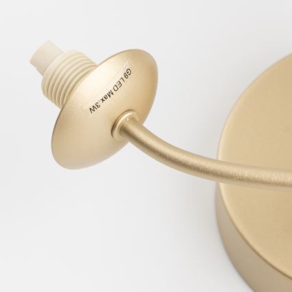 Brilagi - LED Seinavalgusti MISTEL 3xG9/3W/230V kuldne