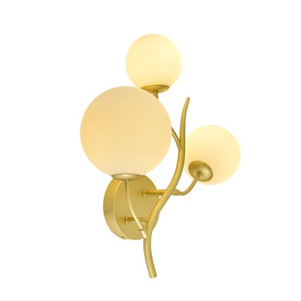 Brilagi - LED Seinavalgusti MISTEL 3xG9/3W/230V kuldne/valge