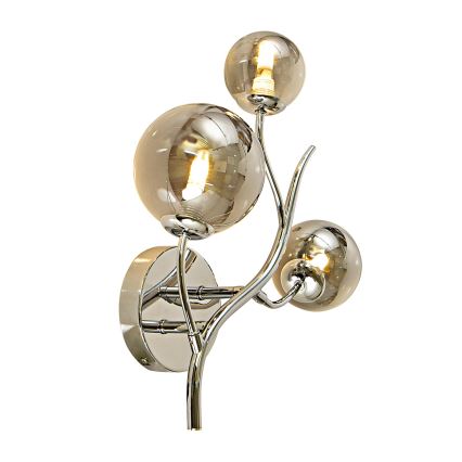 Brilagi - LED Seinavalgusti MISTEL 3xG9/3W/230V läikiv kroom/suitsune