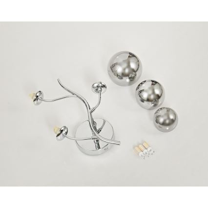 Brilagi - LED Seinavalgusti MISTEL 3xG9/3W/230V läikiv kroom/suitsune