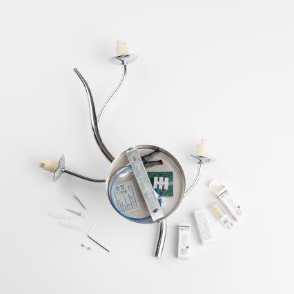 Brilagi - LED Seinavalgusti MISTEL 3xG9/3W/230V läikiv kroom/suitsune