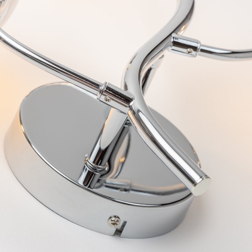 Brilagi - LED seinavalgusti MISTEL 3xG9/3W/230V must kroom/suitsune