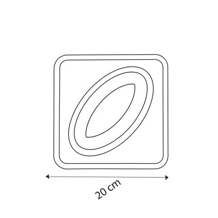 Brilagi - LED seinavalgusti MODERN MINI LED/32W/230V 3000/4000/6000K