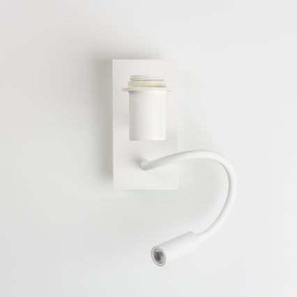 Brilagi - LED Paindlik seinalamp NUBILA 1xE27/25W/230V + LED/3W valge/Pompeii punane
