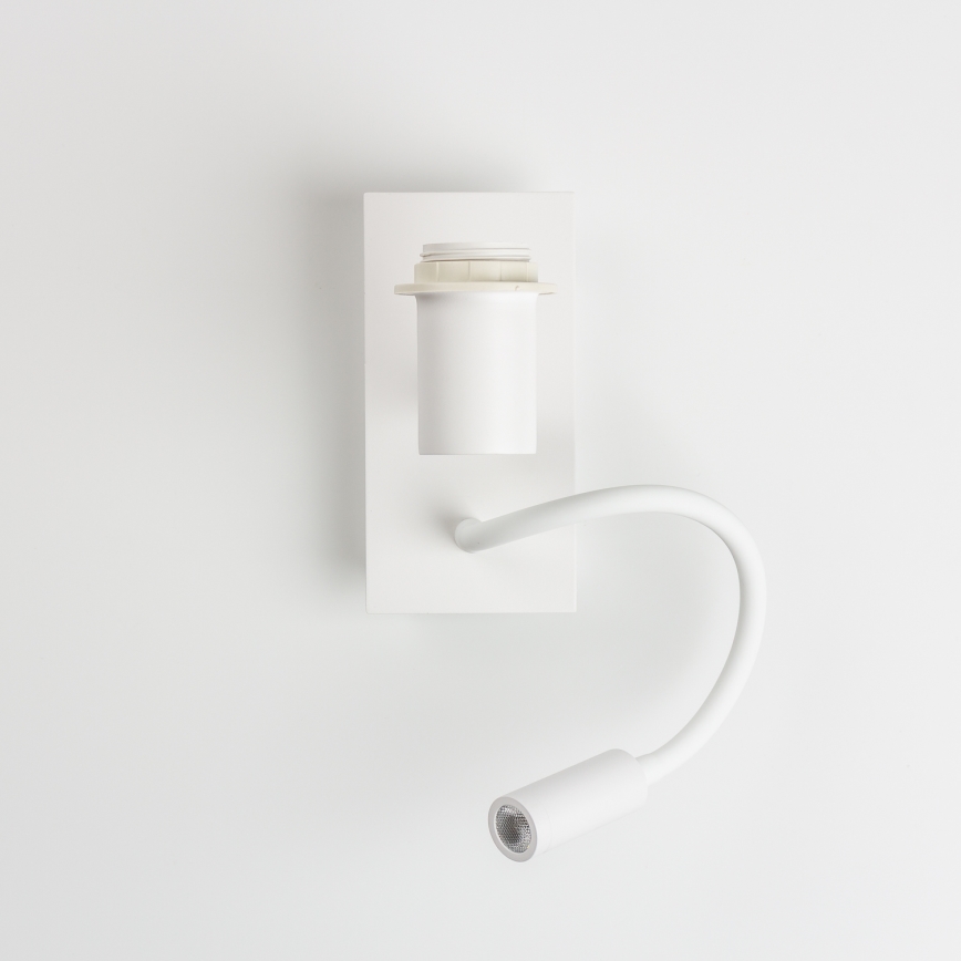Brilagi - LED Paindlik seinalamp NUBILA 1xE27/25W/230V + LED/3W valge/Pompeii punane