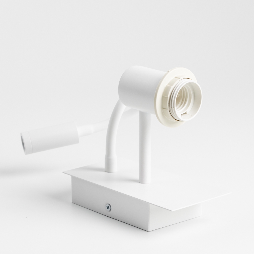 Brilagi - LED Paindlik seinalamp NUBILA 1xE27/25W/230V + LED/3W valge/roheline