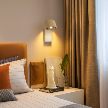 Brilagi - LED-seinavalgusti VASTO LED/3W/230V beež