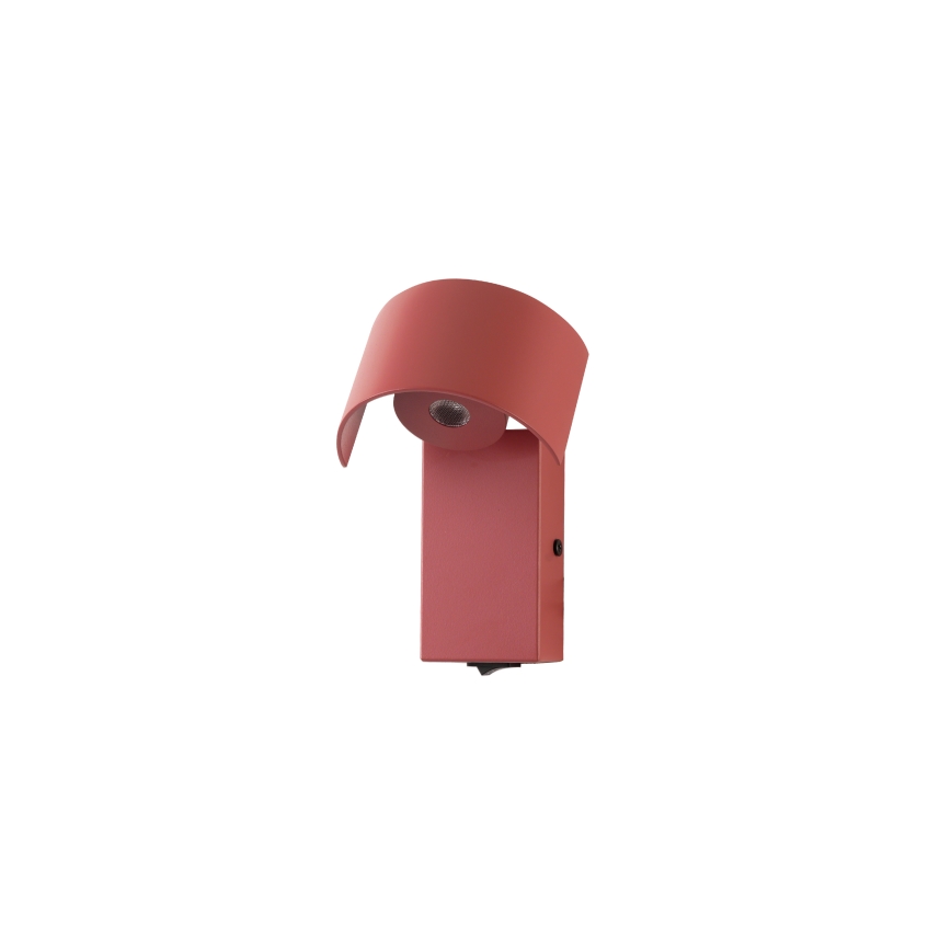 Brilagi - LED Seinavalgusti VASTO LED/3W/230V burgundia