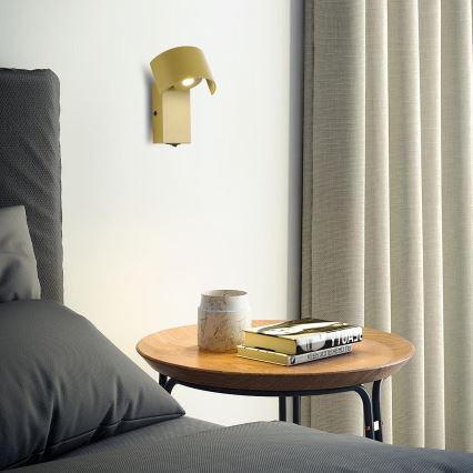 Brilagi - LED Seinavalgusti VASTO LED/3W/230V kollane