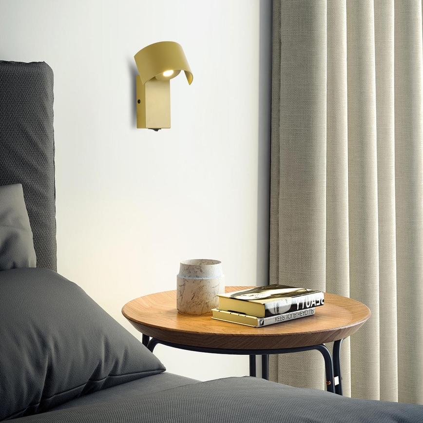 Brilagi - LED Seinavalgusti VASTO LED/3W/230V kollane