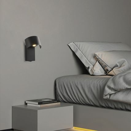 Brilagi - LED Seinavalgusti VASTO LED/3W/230V must