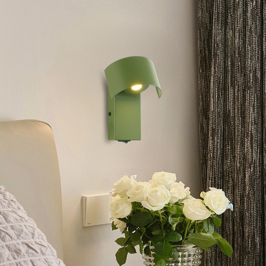 Brilagi - LED Seinavalgusti VASTO LED/3W/230V roheline