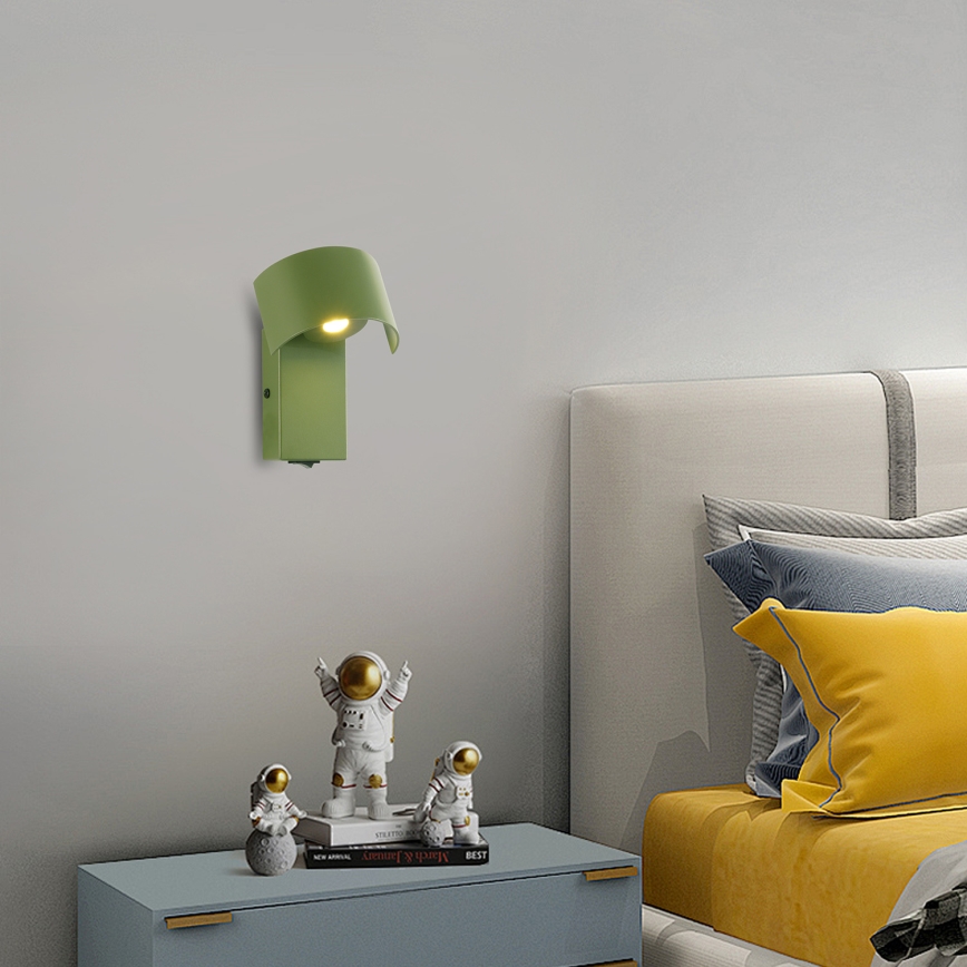 Brilagi - LED Seinavalgusti VASTO LED/3W/230V roheline