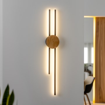 Brilagi - LED Seinavalgusti WOODY COLLINE LED/15W/230V 80 cm tamm