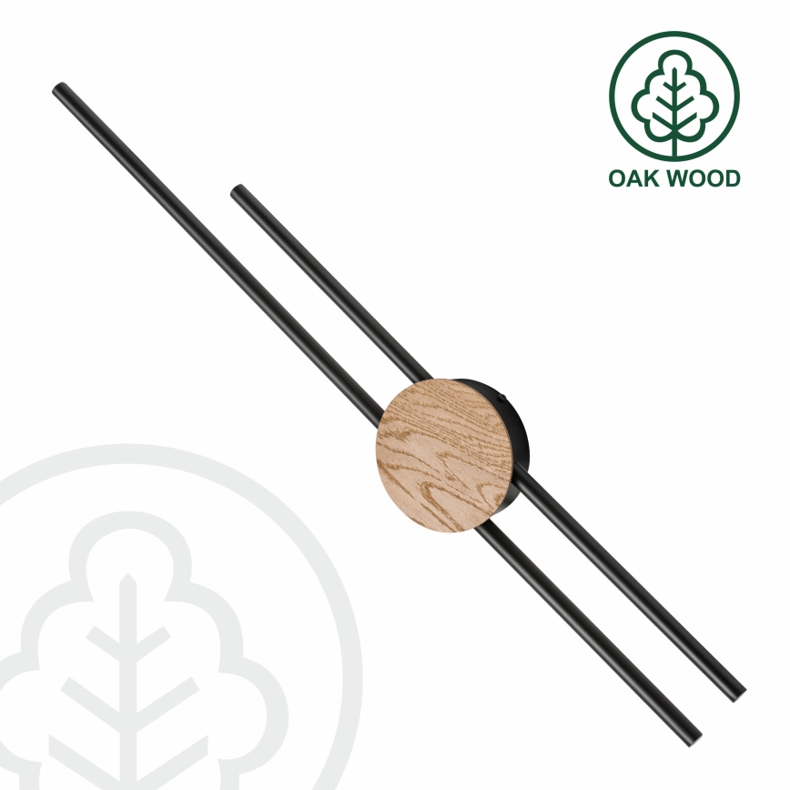 Brilagi - LED Seinavalgusti WOODY COLLINE LED/15W/230V 80 cm tamm