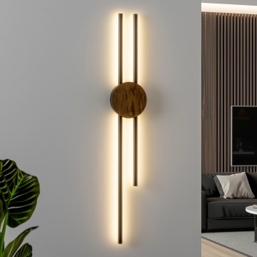 Brilagi - LED Seinavalgusti WOODY COLLINE LED/15W/230V 80 cm tamm
