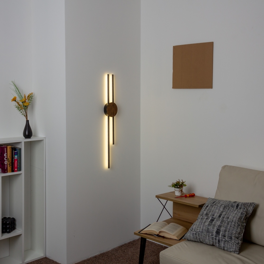 Brilagi - LED Seinavalgusti WOODY COLLINE LED/15W/230V 80 cm tamm