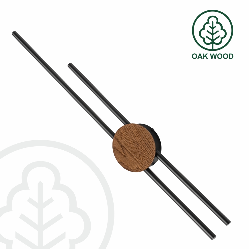 Brilagi - LED Seinavalgusti WOODY COLLINE LED/15W/230V 80 cm tamm kirss