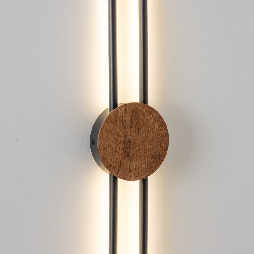 Brilagi - LED Seinavalgusti WOODY COLLINE LED/15W/230V 80 cm tamm kirss