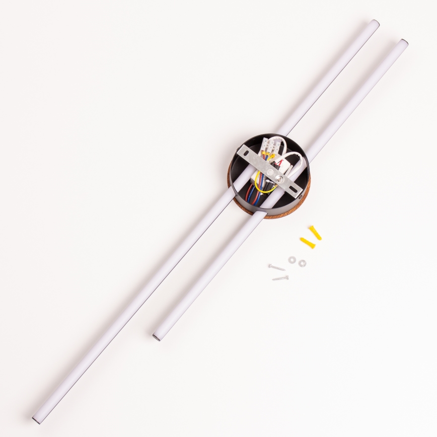 Brilagi - LED Seinavalgusti WOODY COLLINE LED/15W/230V 80 cm tamm kirss
