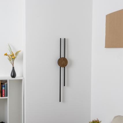 Brilagi - LED seinavalgusti WOODY COLLINE LED/15W/230V 80 cm tamm-pähkel