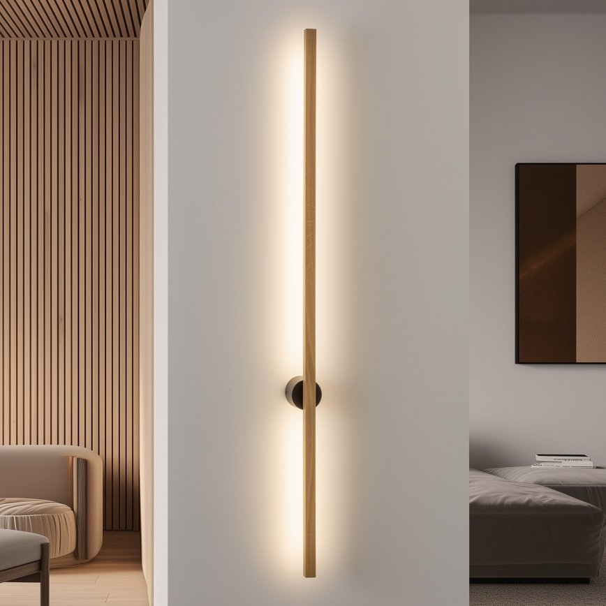 Brilagi - LED Seinavalgusti WOODY LINE LED/12W/230V 120 cm tamm