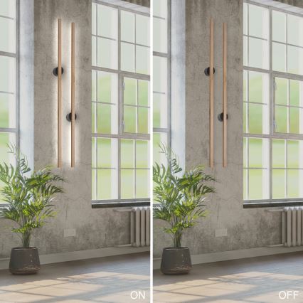 Brilagi - LED Seinavalgusti WOODY LINE LED/12W/230V 120 cm tamm
