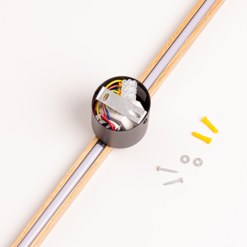 Brilagi - LED Seinavalgusti WOODY LINE LED/12W/230V 120 cm tamm
