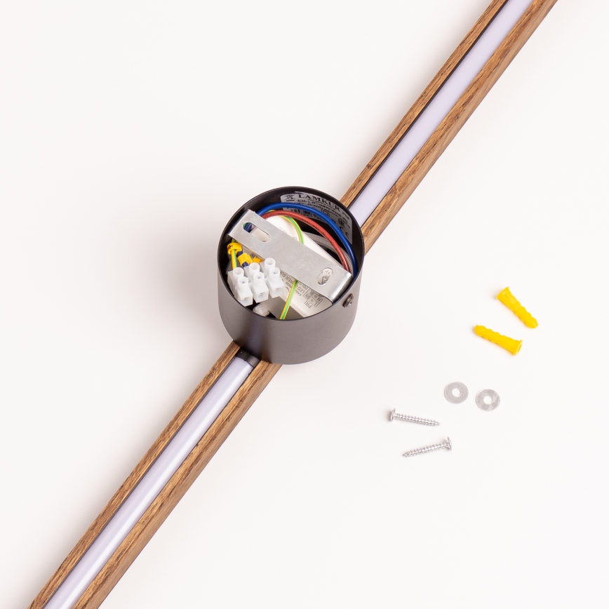 Brilagi - LED Seinavalgusti WOODY LINE LED/12W/230V 120 cm tamm
