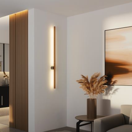 Brilagi - LED Seinavalgusti WOODY LINE LED/12W/230V 120 cm tamm kirss