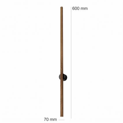 BRILAGI - LED seinavalgusti WOODY LINE LED/7W/230V 4000K 60 cm tamm pähkel