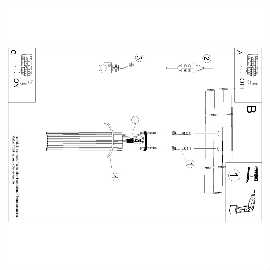 Brilagi - LED-spott CRESTO 1xGU10/10W/230V 30 cm roheline