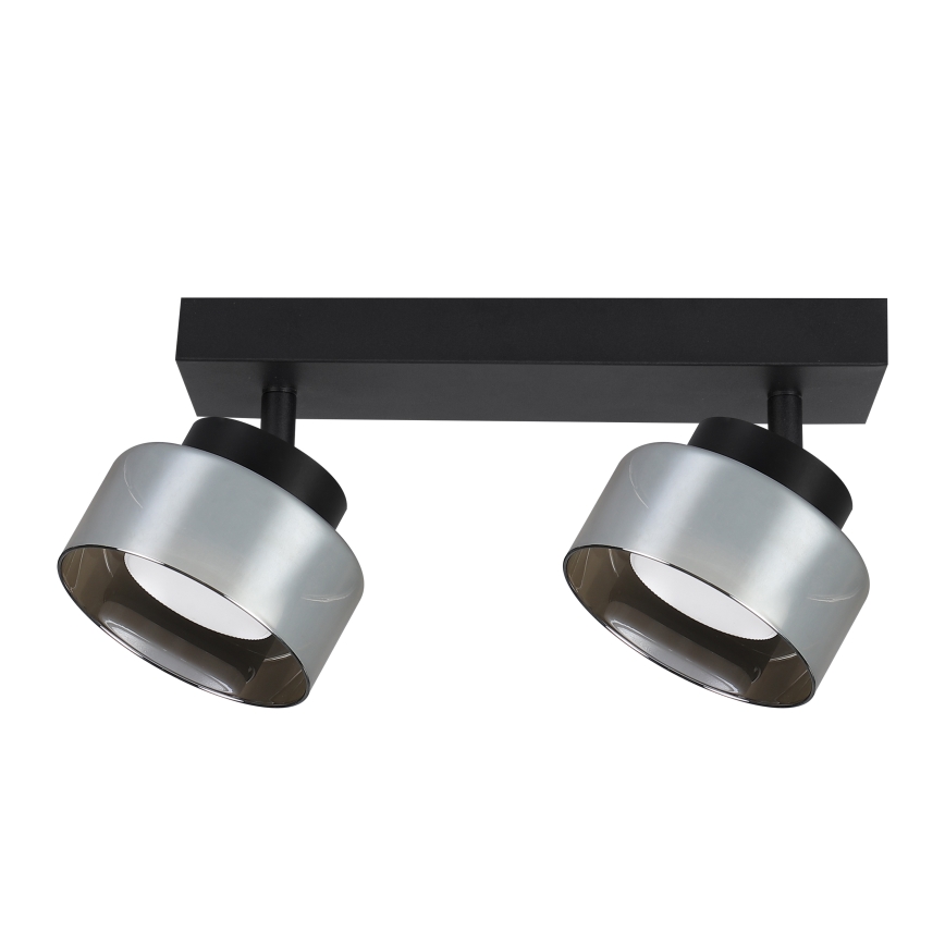 Brilagi - LED Spottvalgusti AURA LUX 2xGX53/30W/230V must/suitsuhall