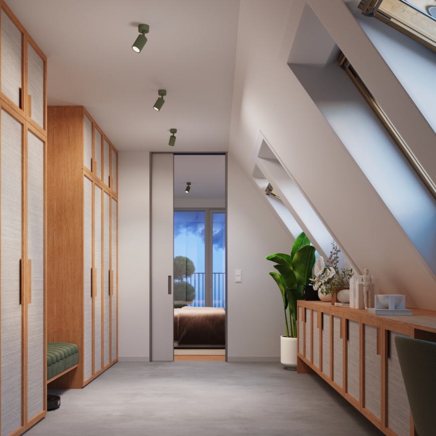 Brilagi - LED-spottvalgusti CRESTO 1xGU10/10W/230V roheline